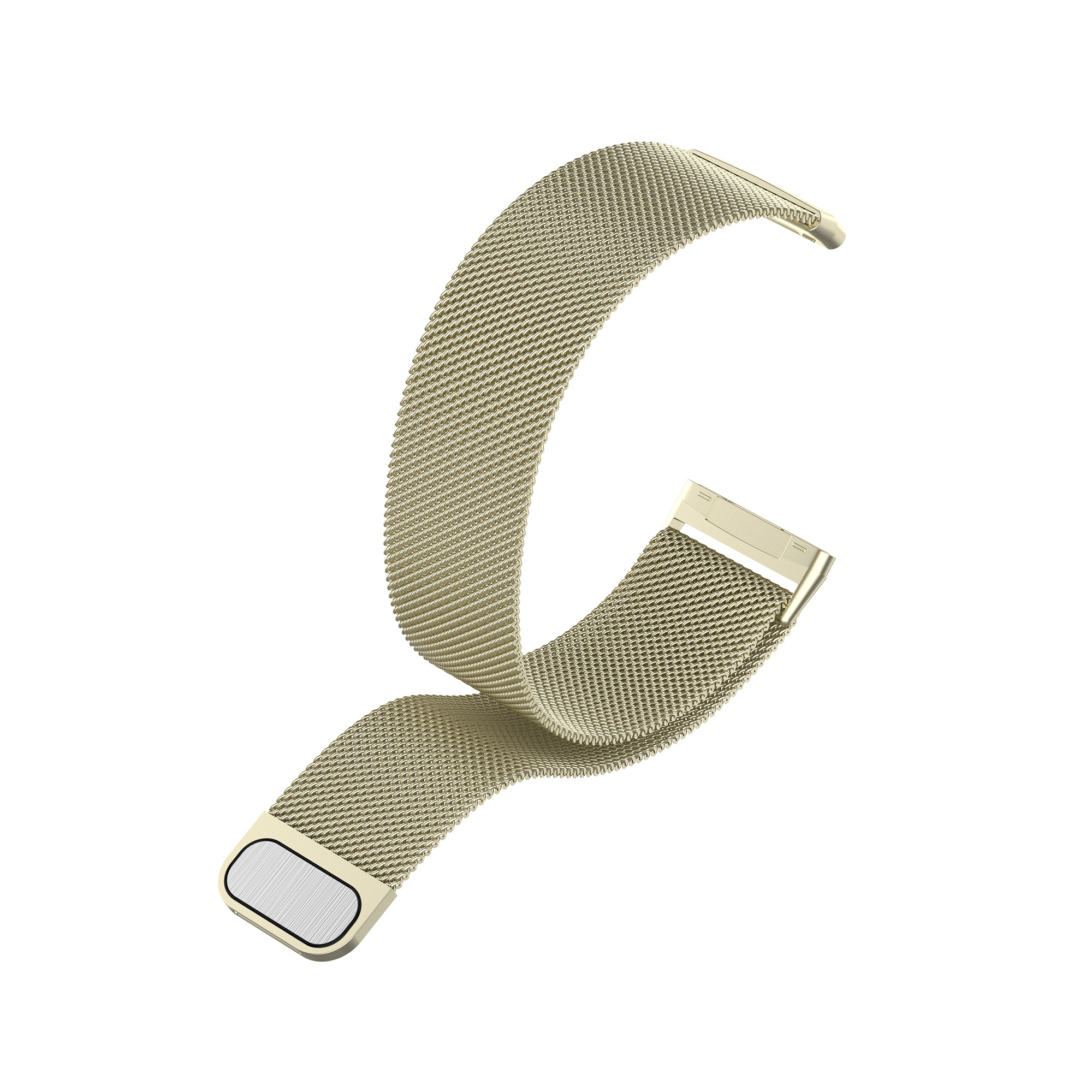 Fitbit Versa 3 / Sense Milanaise Armband - champagne
