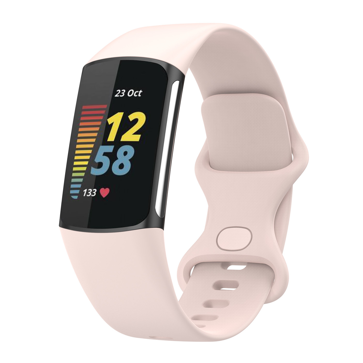 Fitbit Charge 5 Sportarmband - rosa Sand