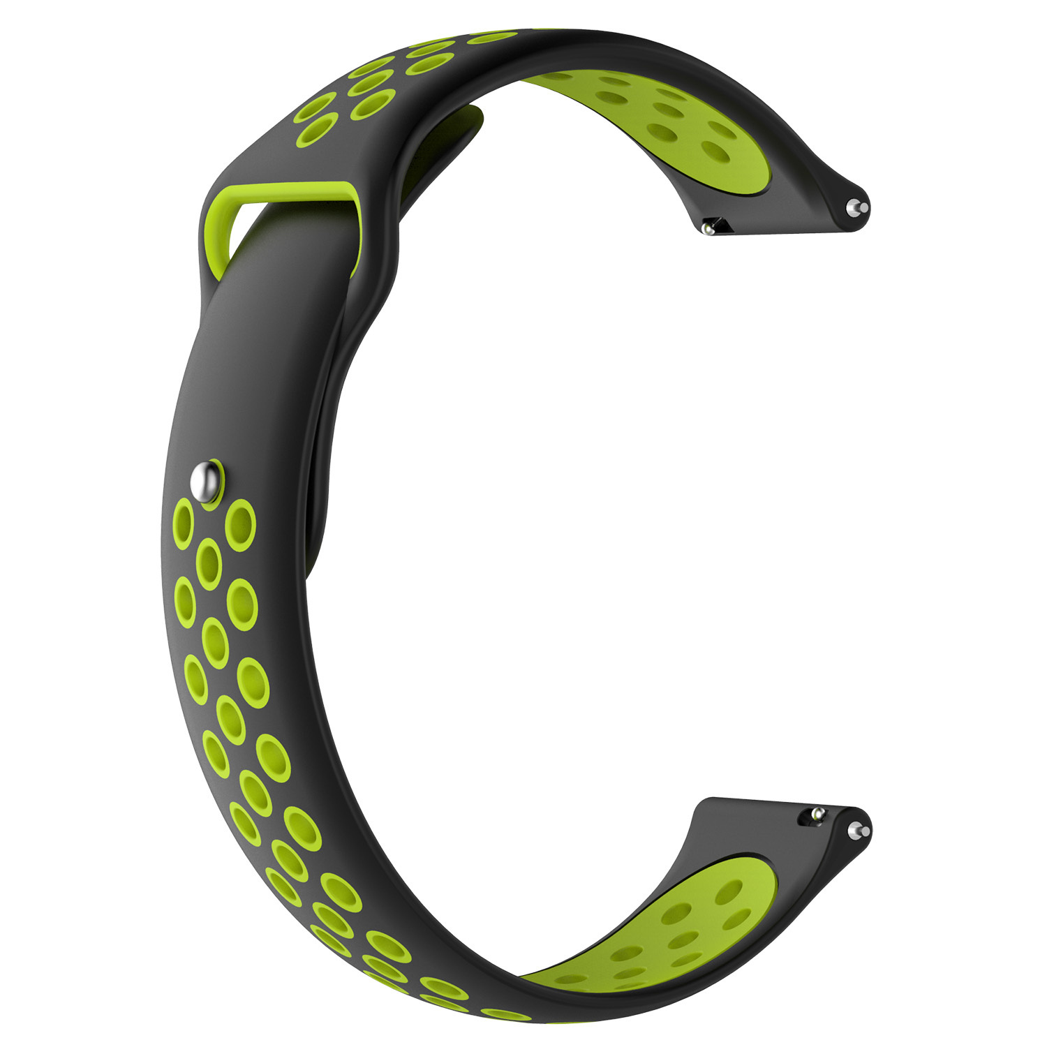 Samsung Galaxy Watch Doppel Sportarmband - schwarz grün
