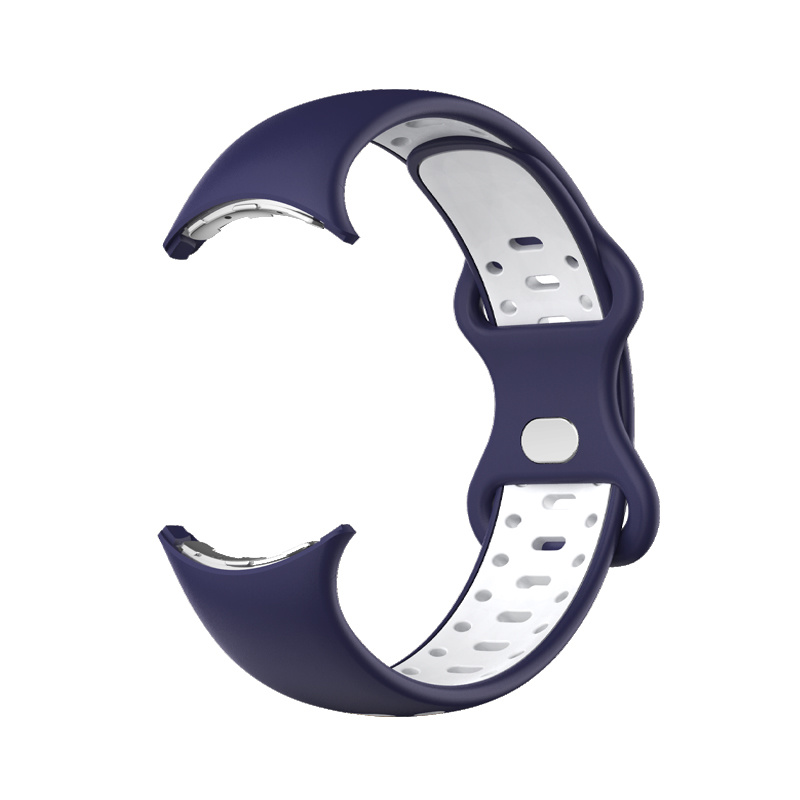 Google Pixel Watch Doppel Sportarmband - blau weiß