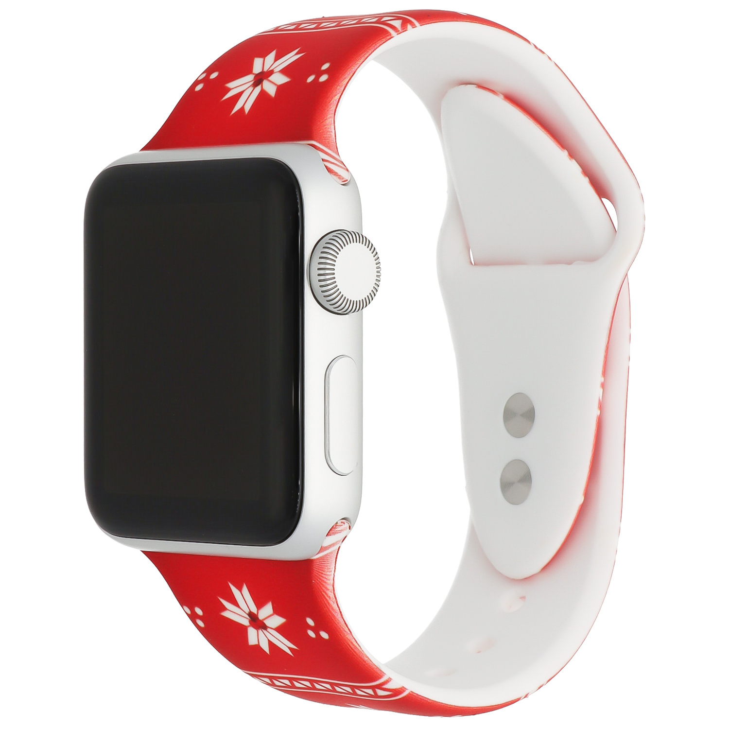 Apple Watch druck Sportarmband - Weihnachten Weihnachtsstern rot