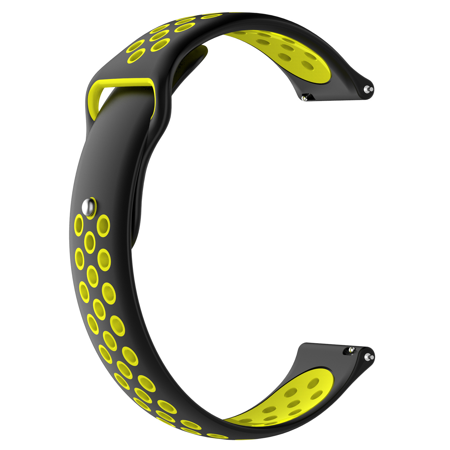 Samsung Galaxy Watch Doppel Sportarmband - schwarz gelb