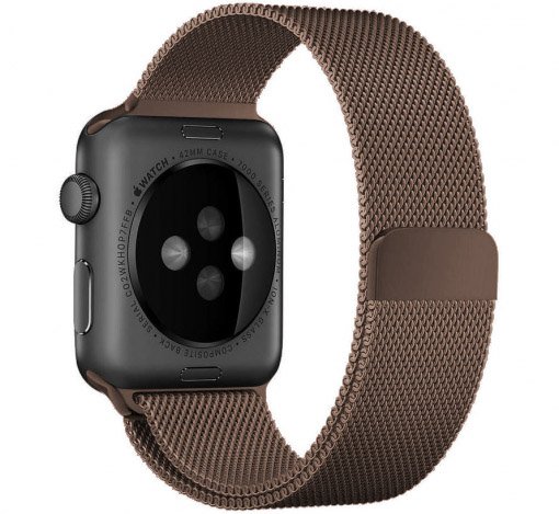 Apple Watch Milanaise Armband - braun