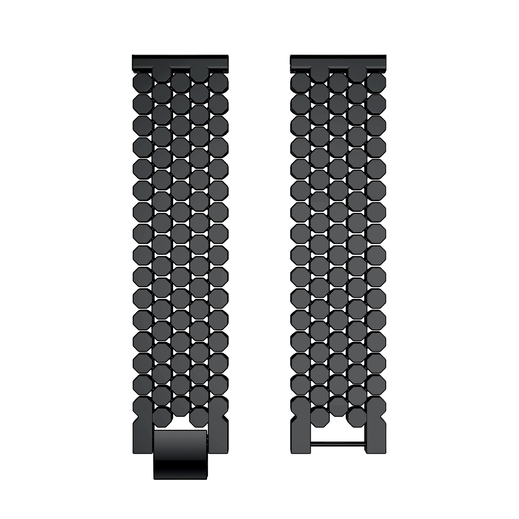 Samsung Galaxy Watch Fisch stahl Gliederarmband - schwarz