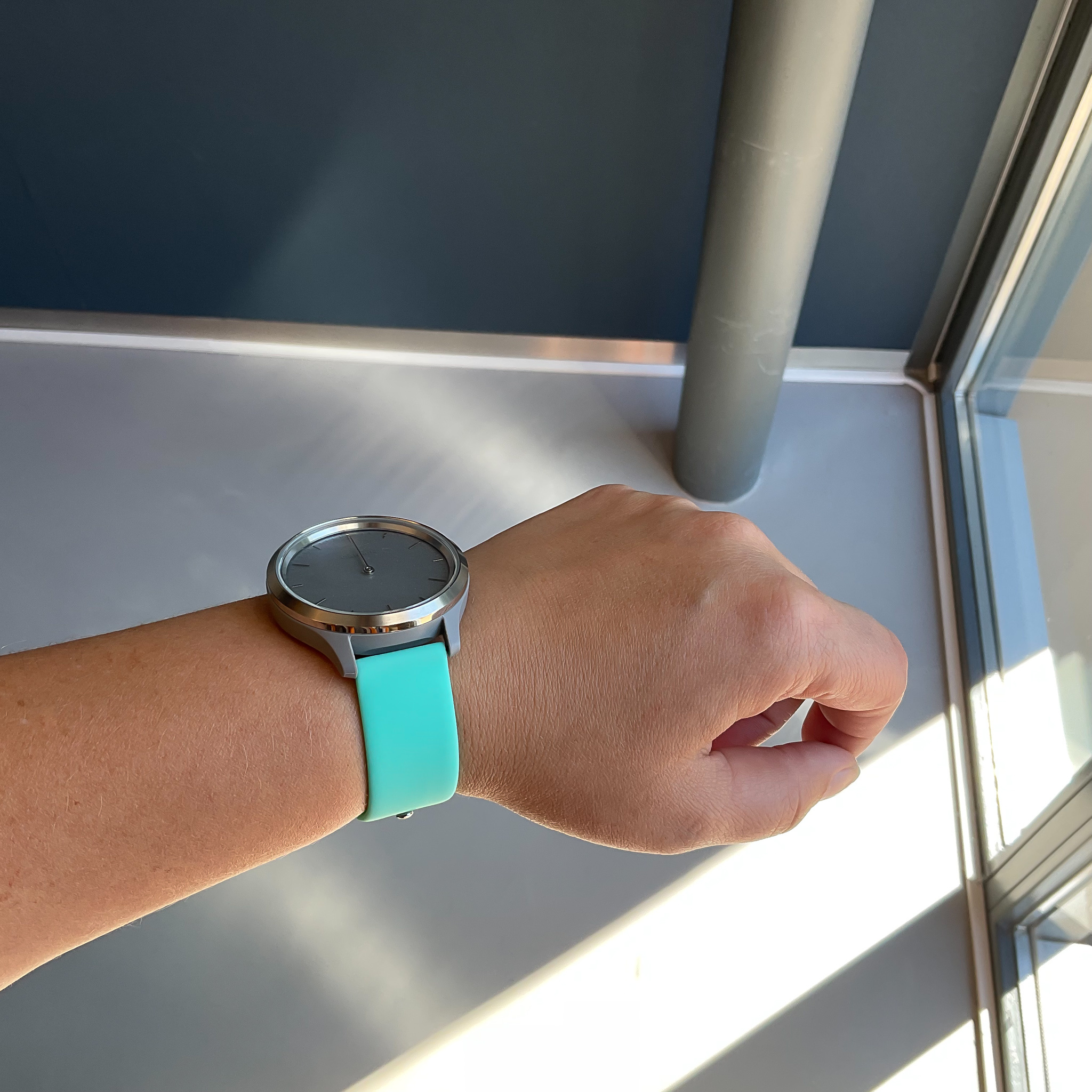 Garmin Vivoactive / Vivomove Silikon-Sportarmband - tahoe blau