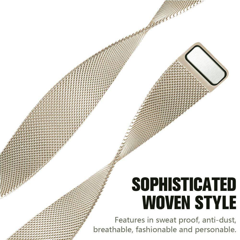 Fitbit Charge 3 & 4 Milanaise Armband - champagne