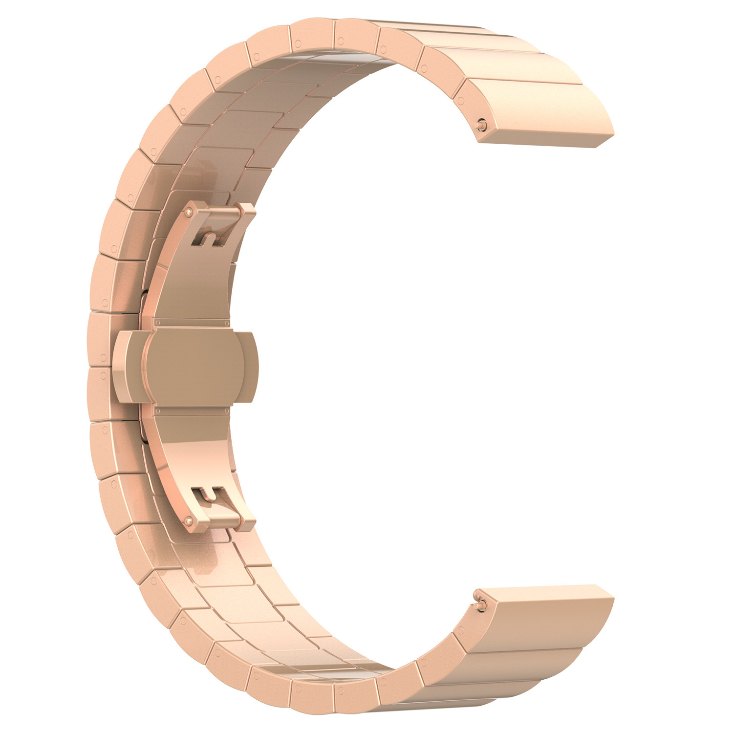 Samsung Galaxy Watch Stahlgliederarmband - Roségold