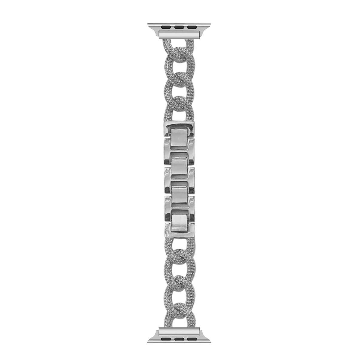 Apple Watch Stahl Gliederarmband Chain - Silber