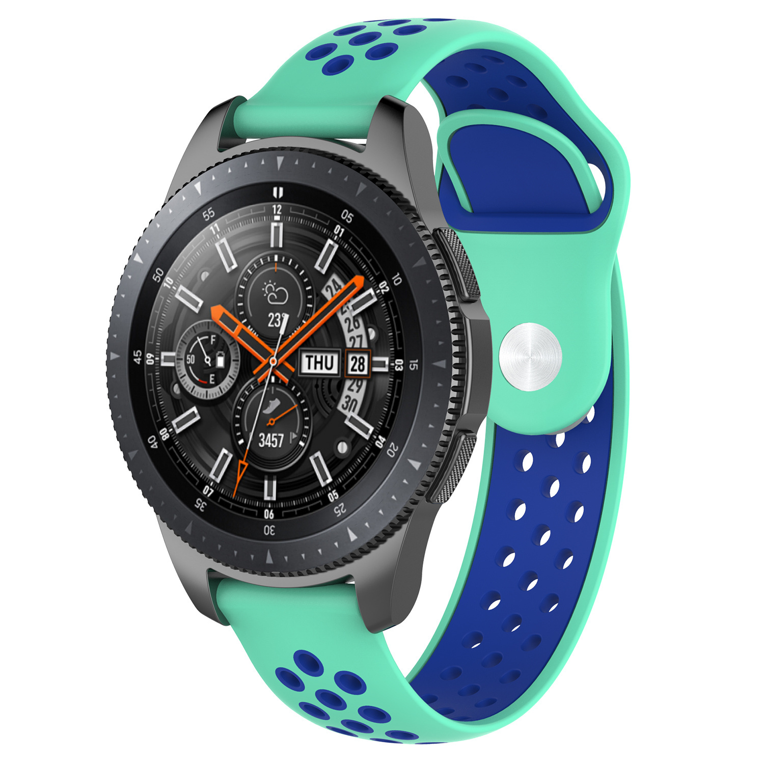 Samsung Galaxy Watch Doppel Sportarmband - teal blau