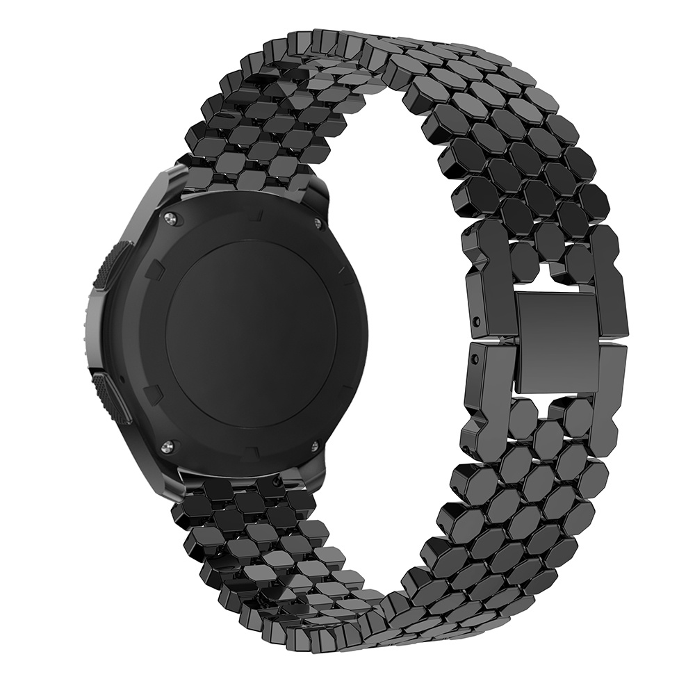 Samsung Galaxy Watch Fisch stahl Gliederarmband - schwarz