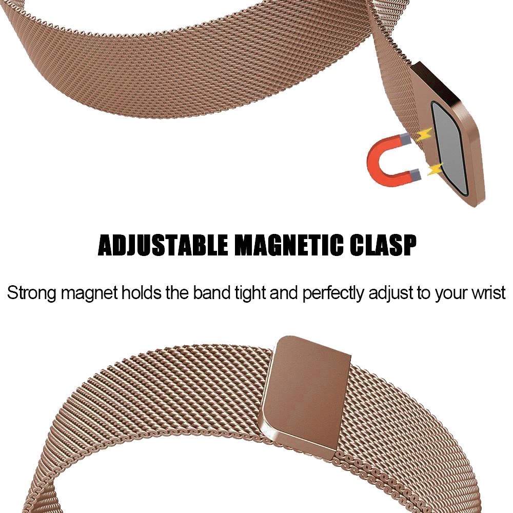 Fitbit Versa Milanaise Armband - rose gold