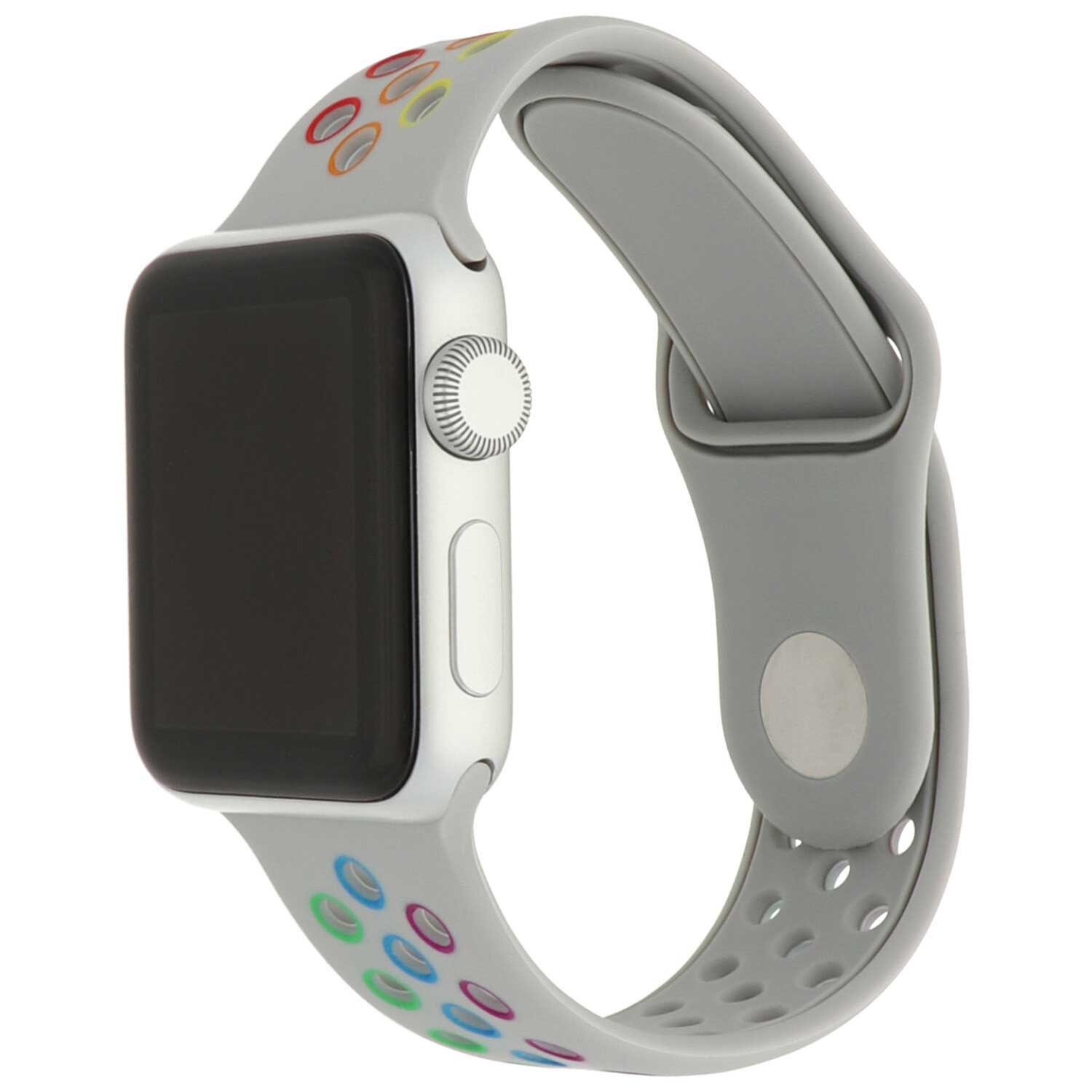 Apple Watch Doppel Sportarmband - bunt antik weiß