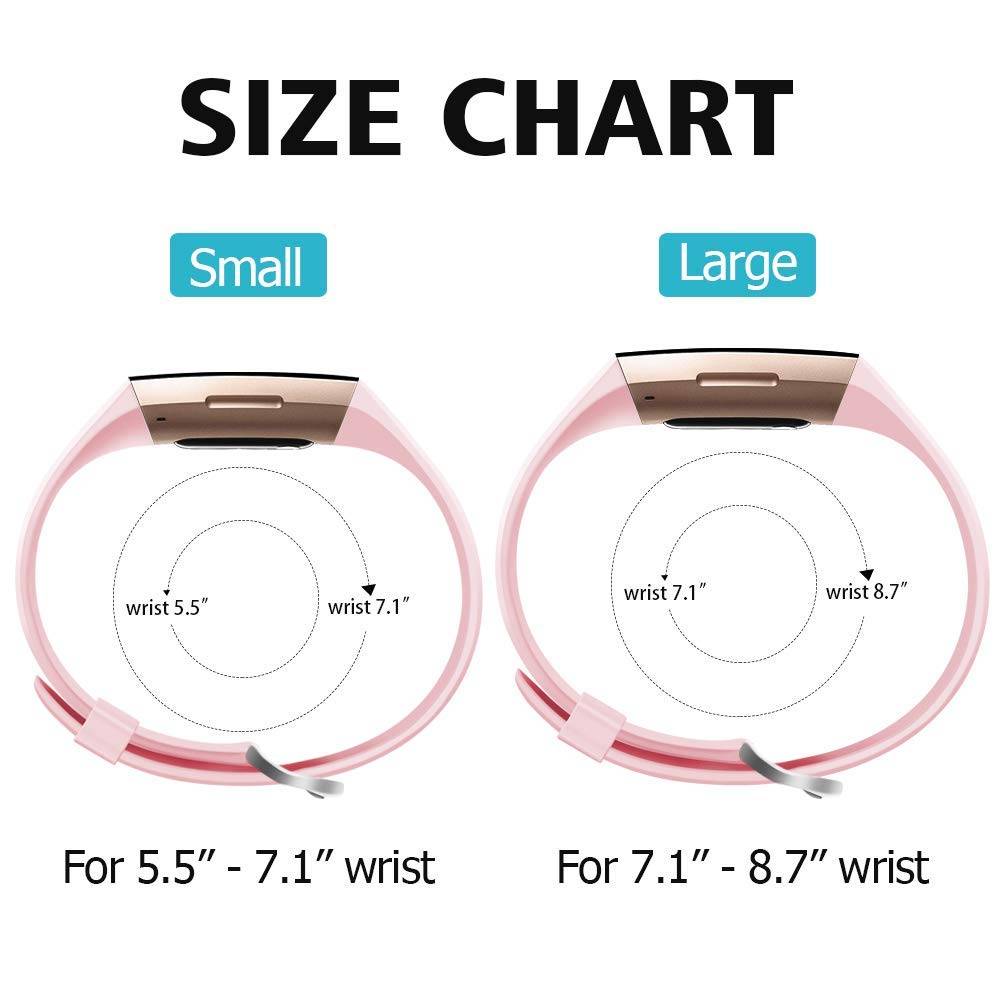 Fitbit Charge 3 & 4 Sport Waffelband - rosa