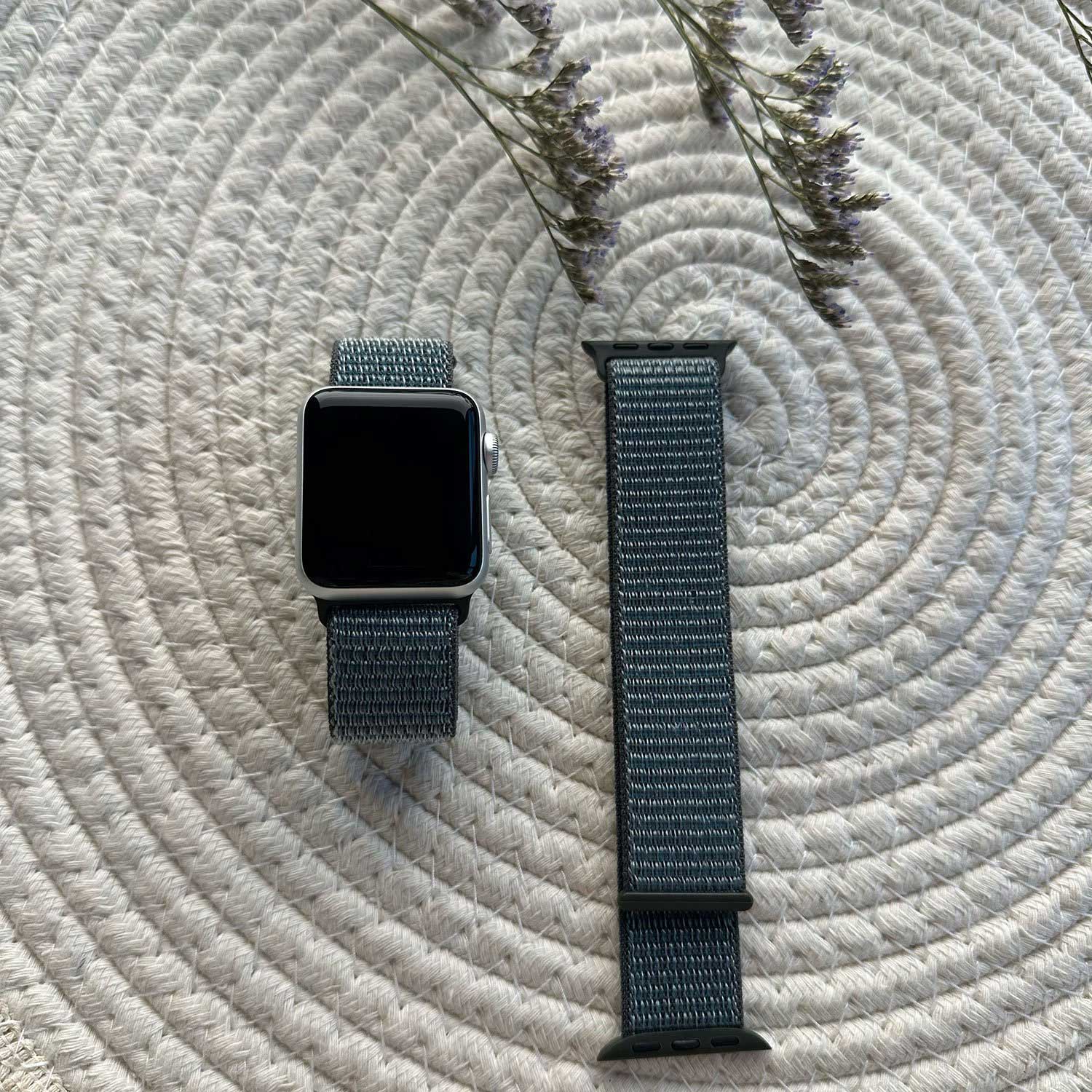 Apple Watch Nylon Sport Loop - Sturmgrau