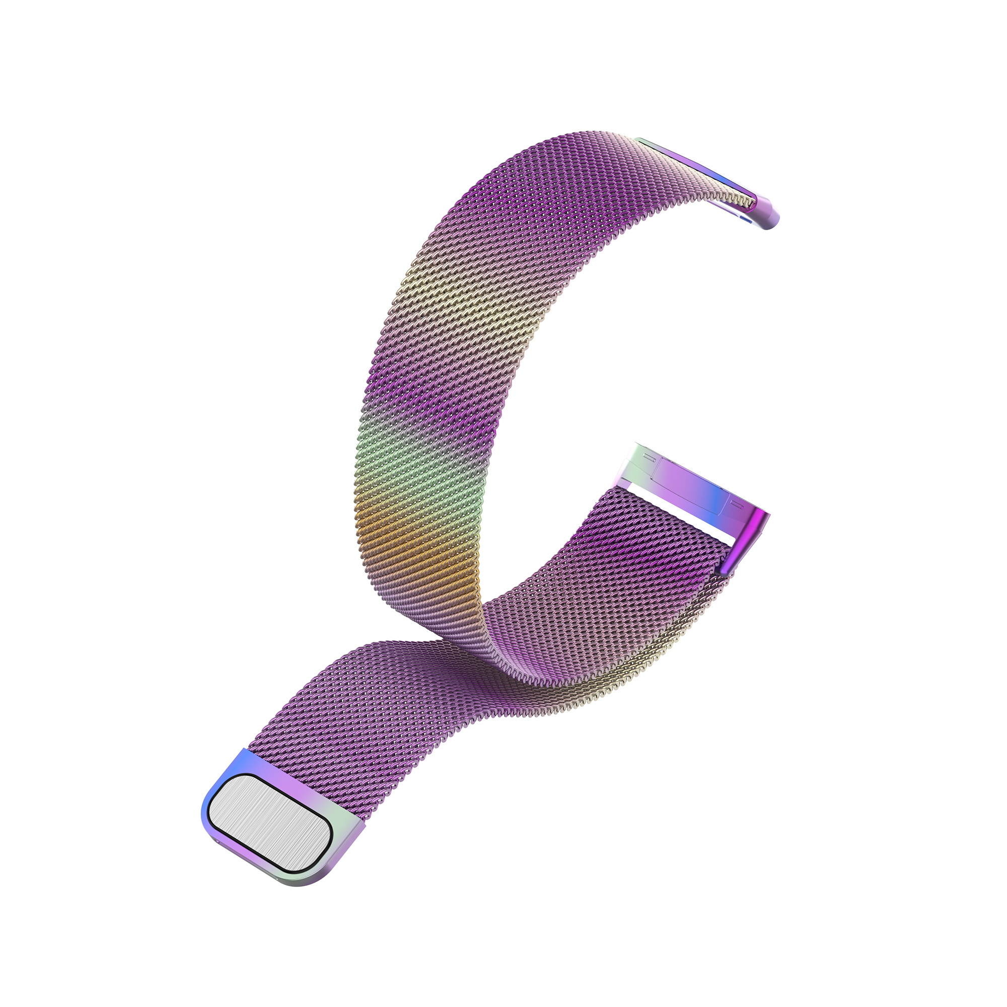 Fitbit Versa 3 / Sense Milanaise Armband - bunt