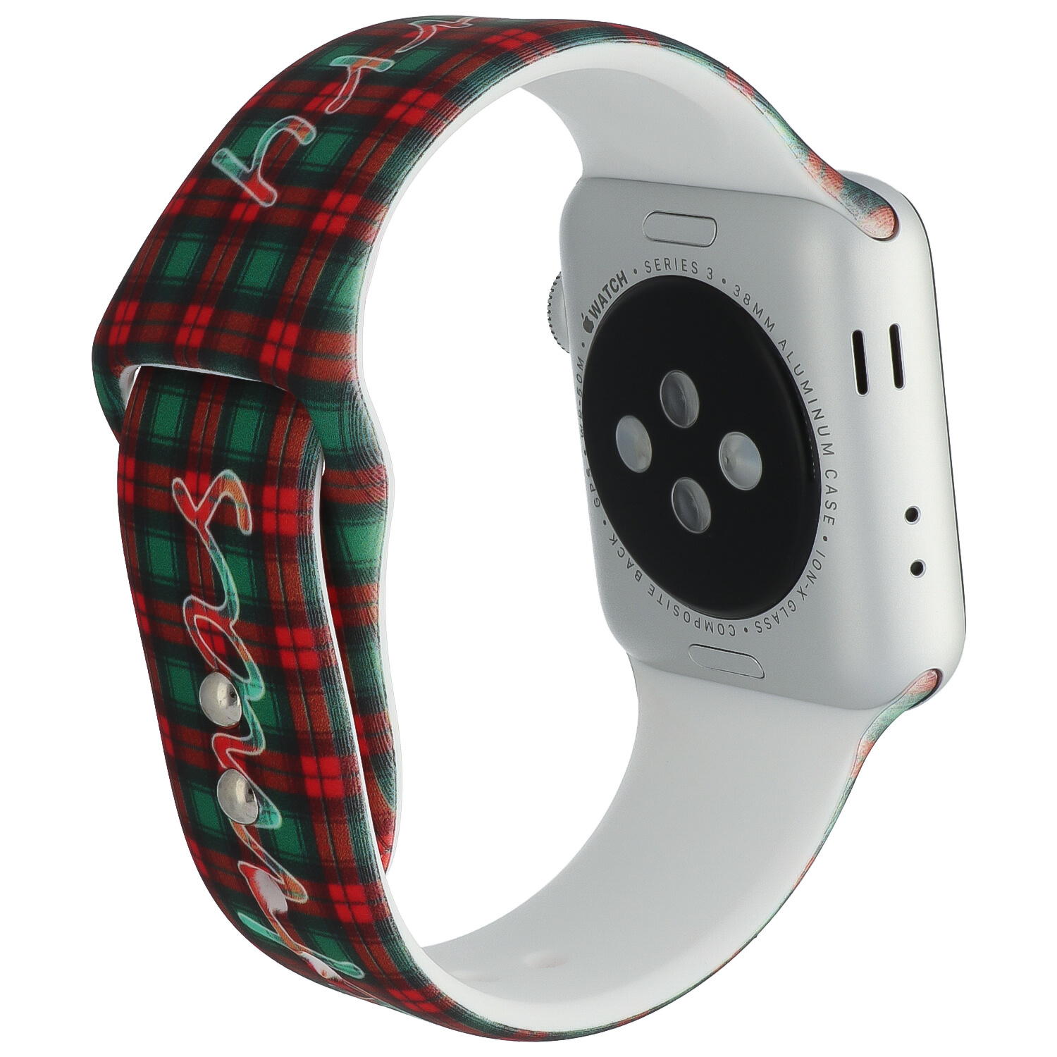 Apple Watch druck Sportarmband - weihnachtlich kariert