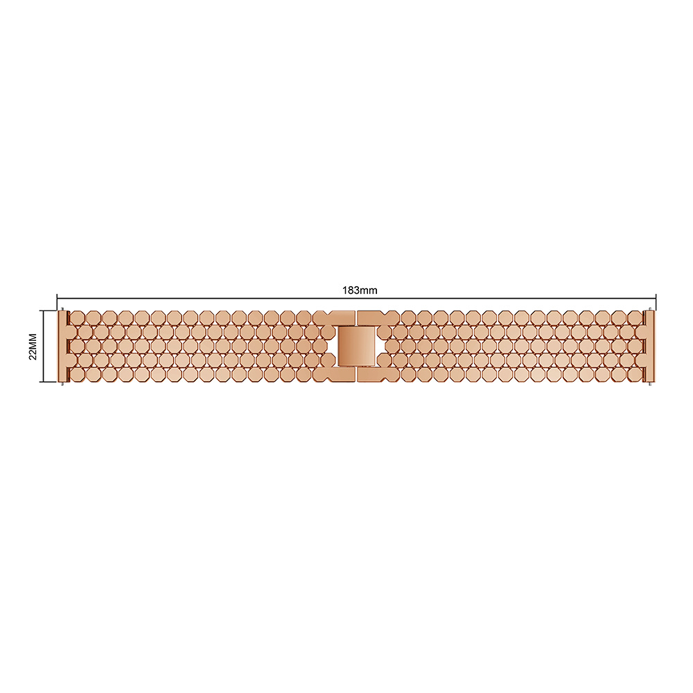 Huawei GT Fisch stahl Gliederarmband - Roségold
