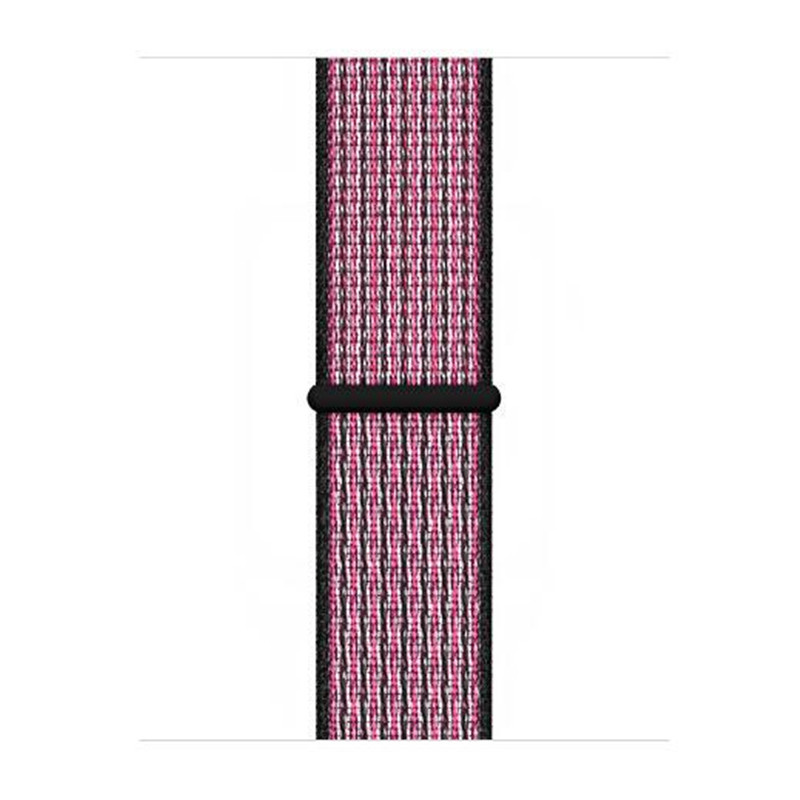 Apple Watch Nylon Sport Loop - pink blast real berry