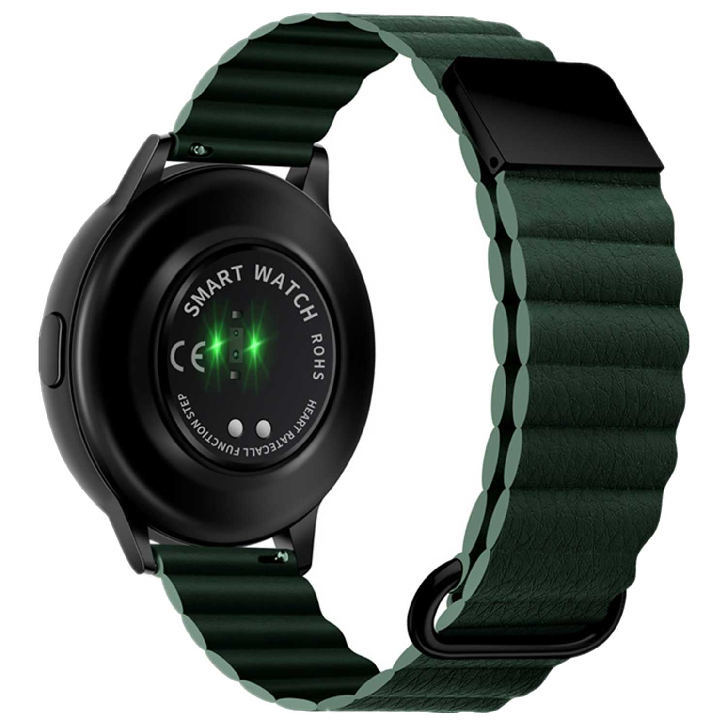 Samsung Galaxy Watch 5 Pro magnetisches Lederarmband - grün