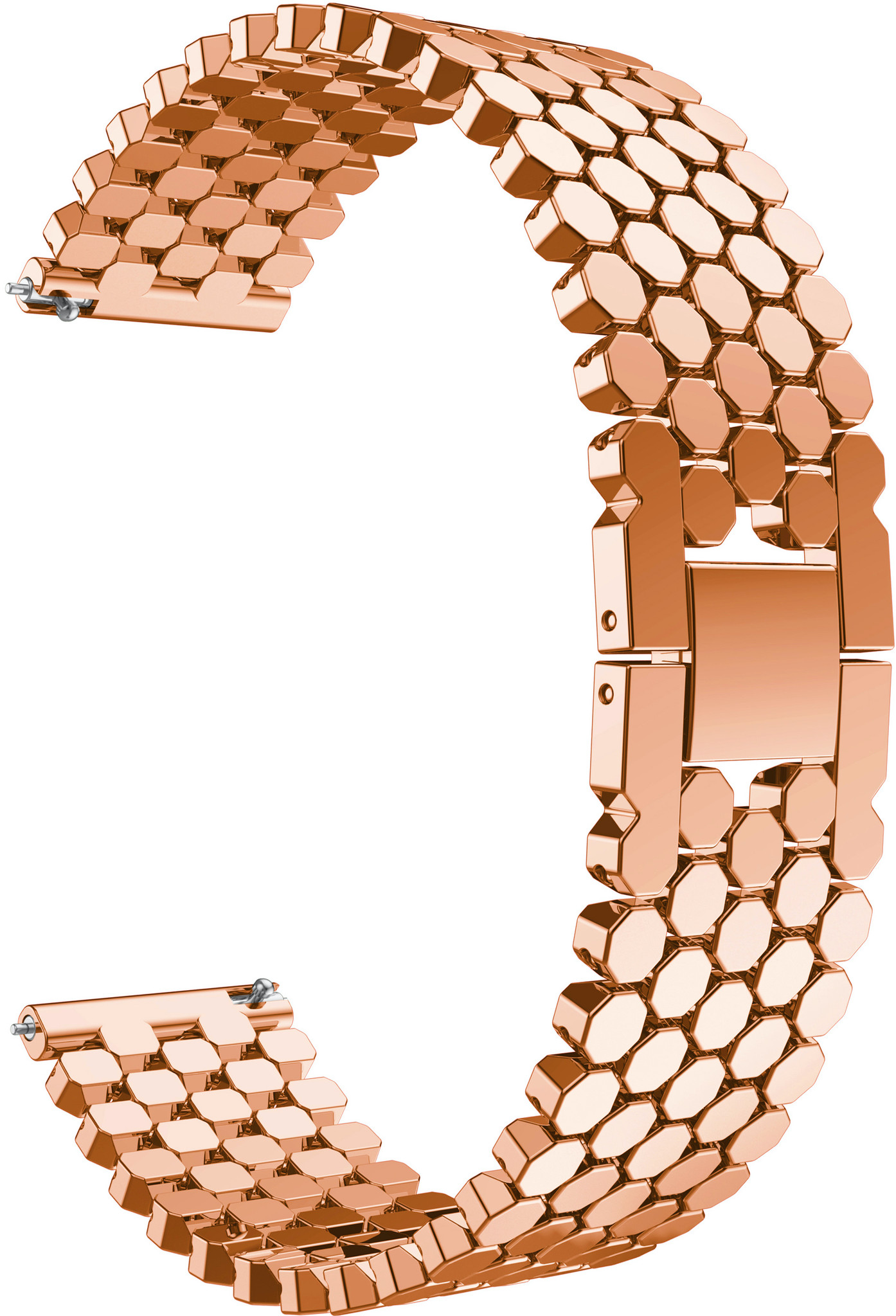 Samsung Galaxy Watch Fisch stahl Gliederarmband - Roségold