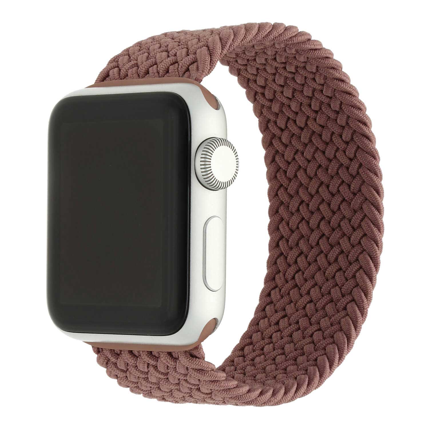Apple Watch Nylon Geflochtenes Solo Loop - Rauch Lila