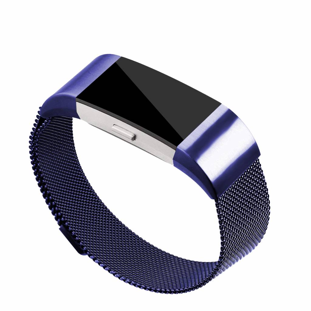 Fitbit Charge 2 Milanaise Armband - blau
