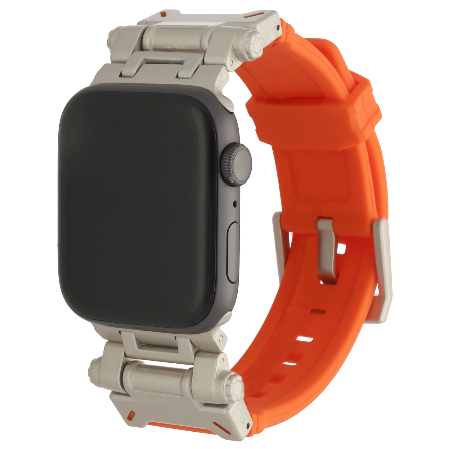 Apple Watch Robustes Silikonarmband Robust - Orange Titan
