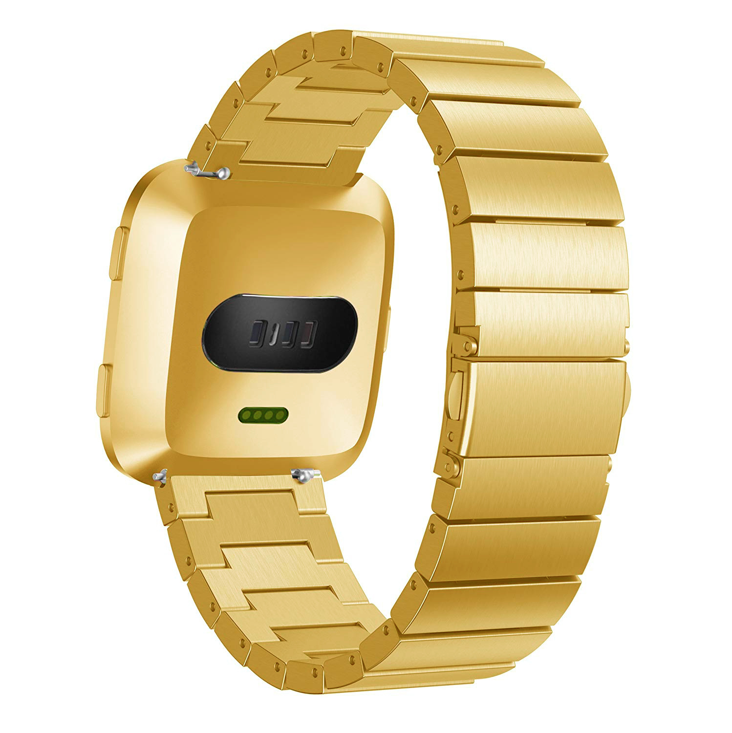 Fitbit Versa Stahlgliederarmband - gold