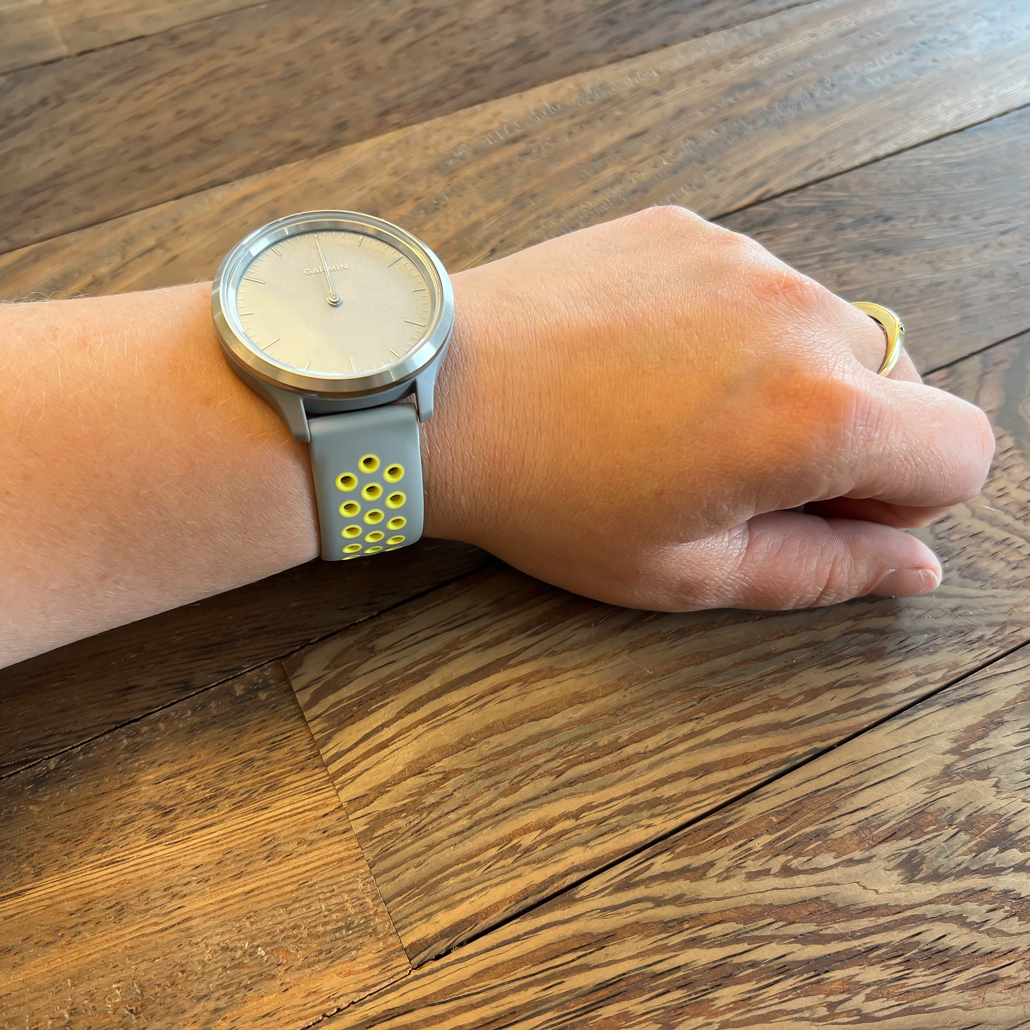 Garmin Vivoactive / Vivomove Doppel Sportarmband - grau gelb