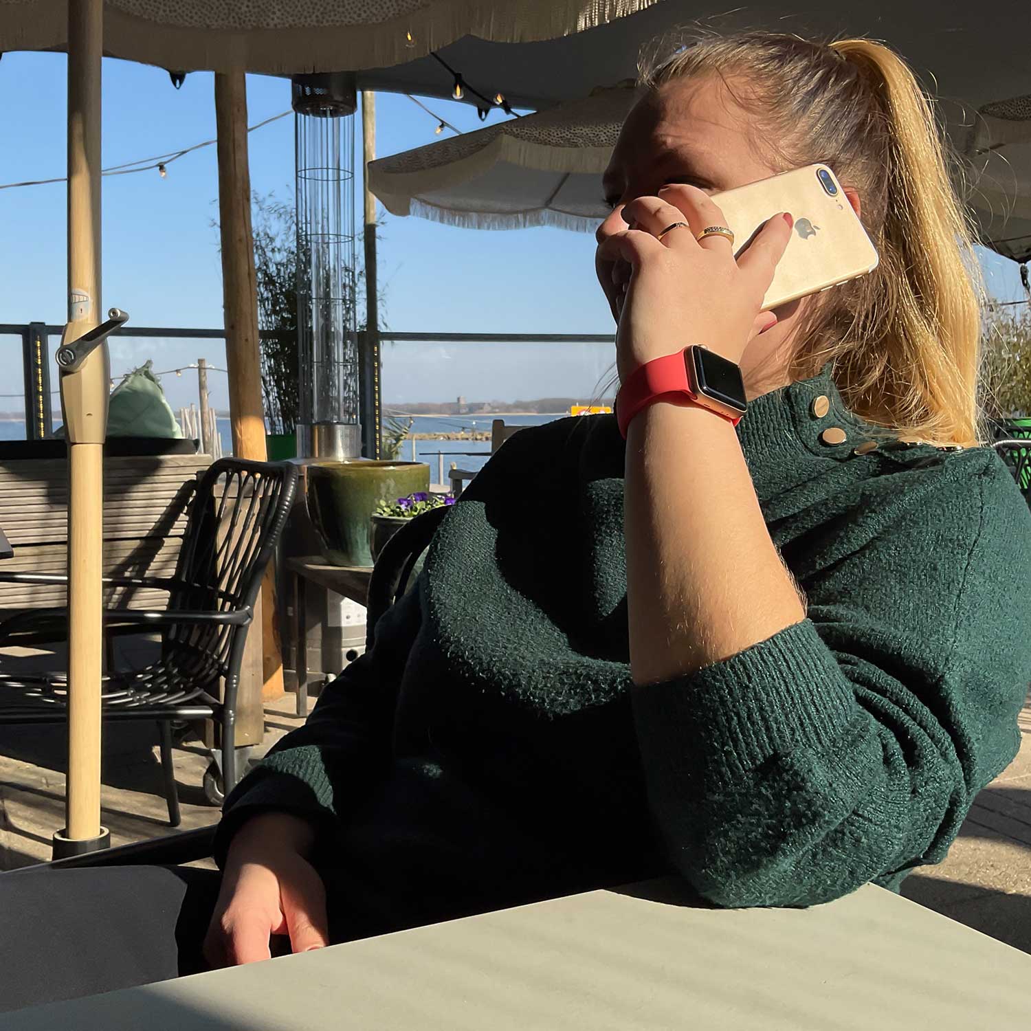 Apple Watch Sportarmband - rosa Zitrusfrüchte