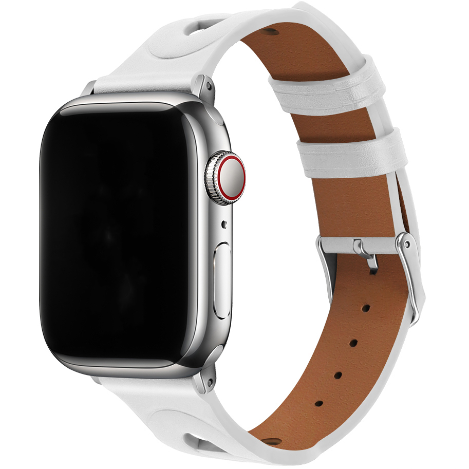 Apple Watch hermes Lederarmband - weiß
