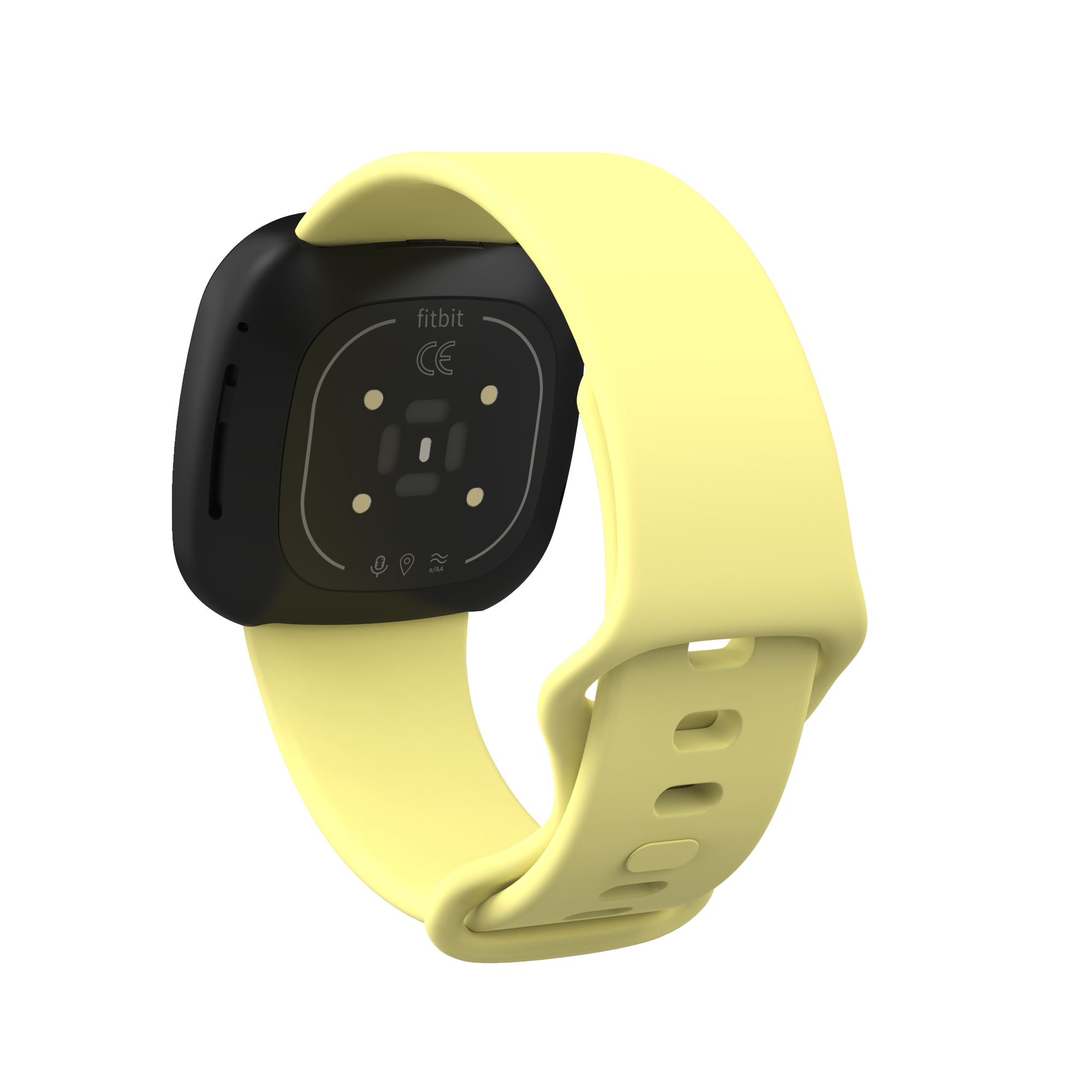 Fitbit Versa 3 / Sense Sportarmband - gelb