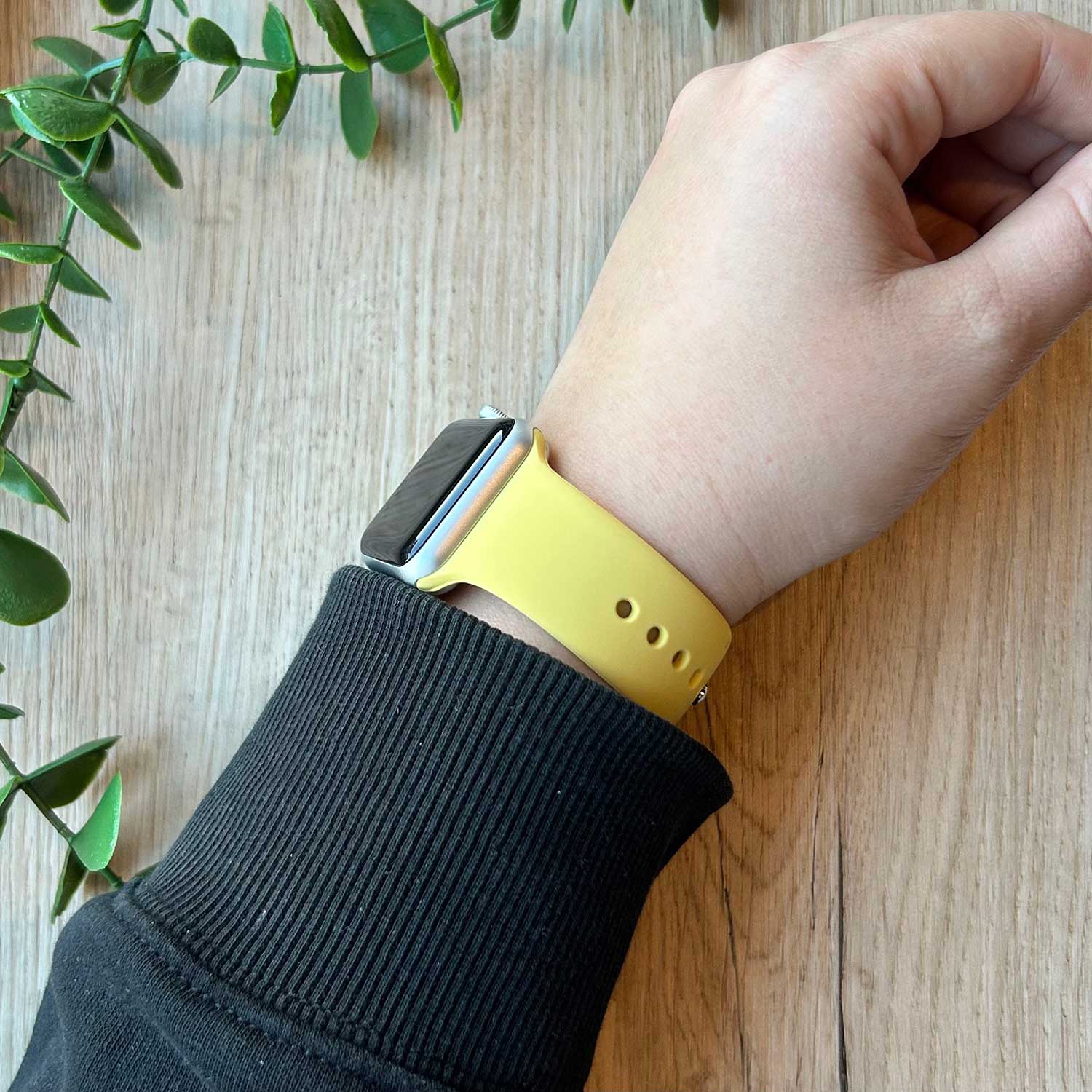 Apple Watch Sportarmband - Zitrone