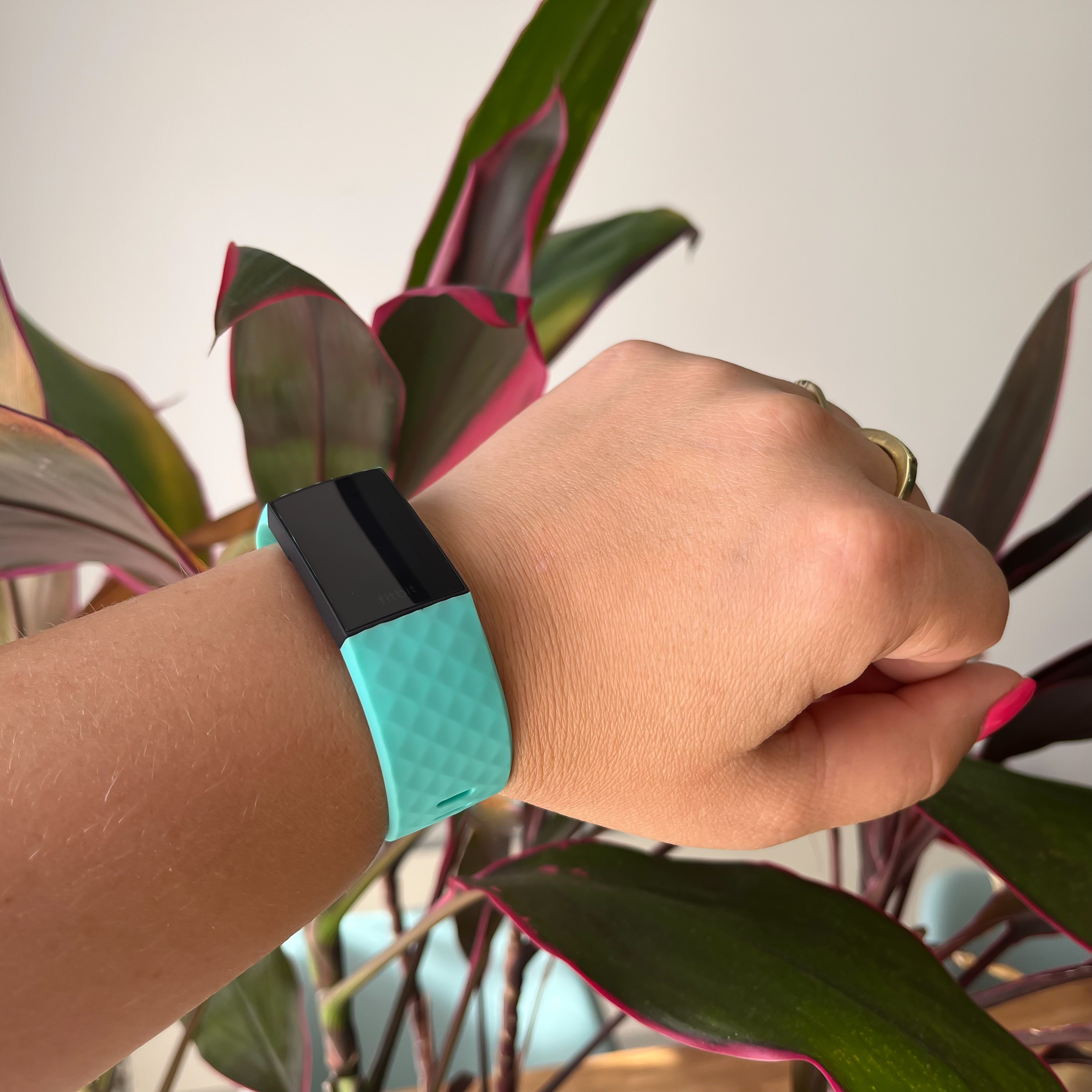 Fitbit Charge 3 & 4 Sport Waffelband - grün