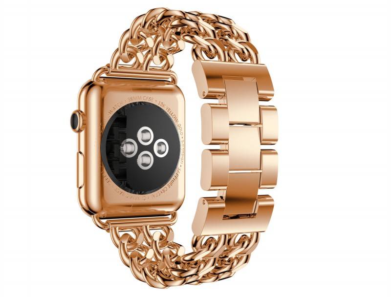 Apple Watch stahl cowboy Gliederarmband - Roségold