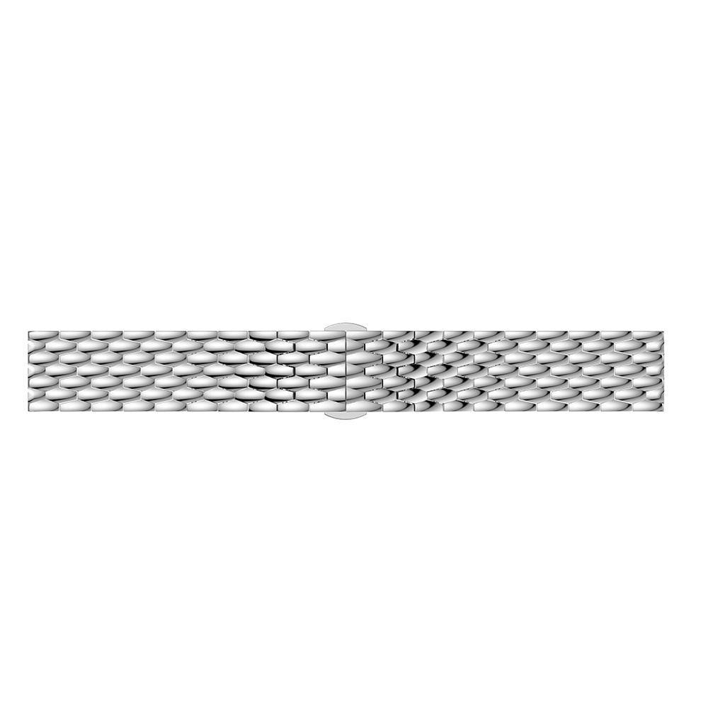 Garmin Vivoactive stahl drache Gliederarmband - silber