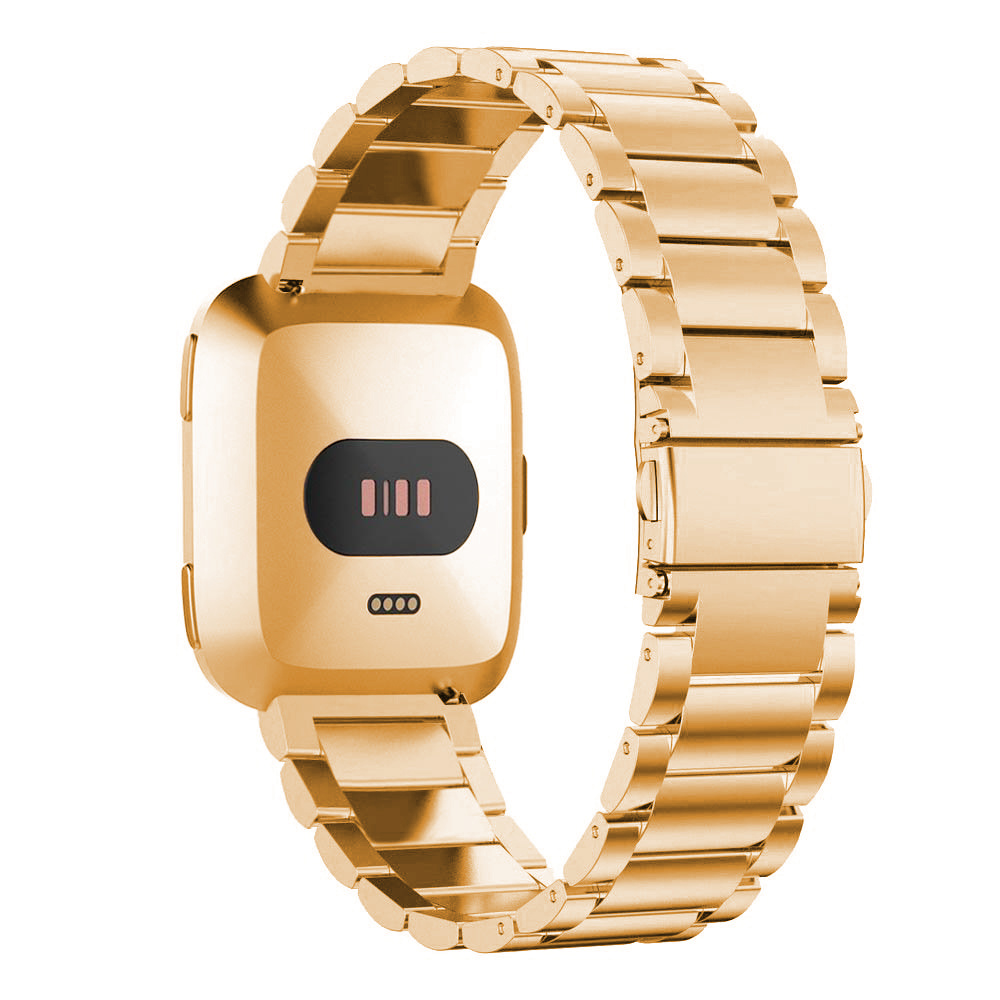 Fitbit Versa Perlen stahl Gliederarmband - rose gold
