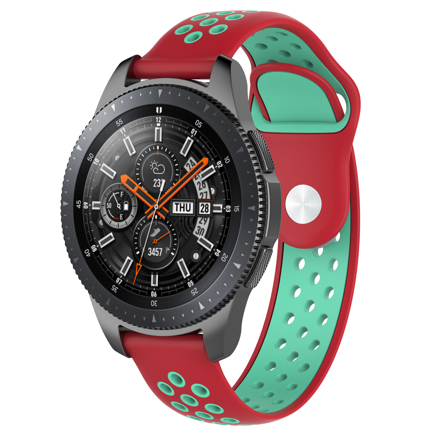 Polar Vantage M / Grit X Doppel Sportarmband - rot teal