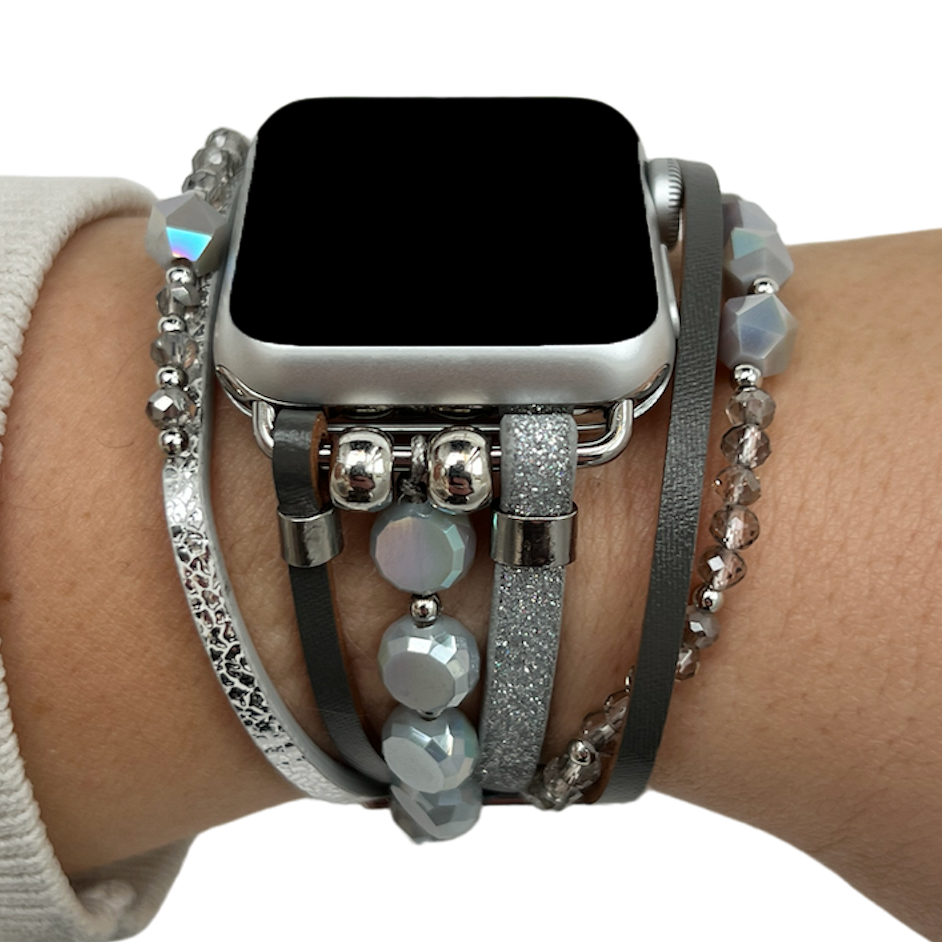 Apple Watch Schmuckarmband – Mandy grau