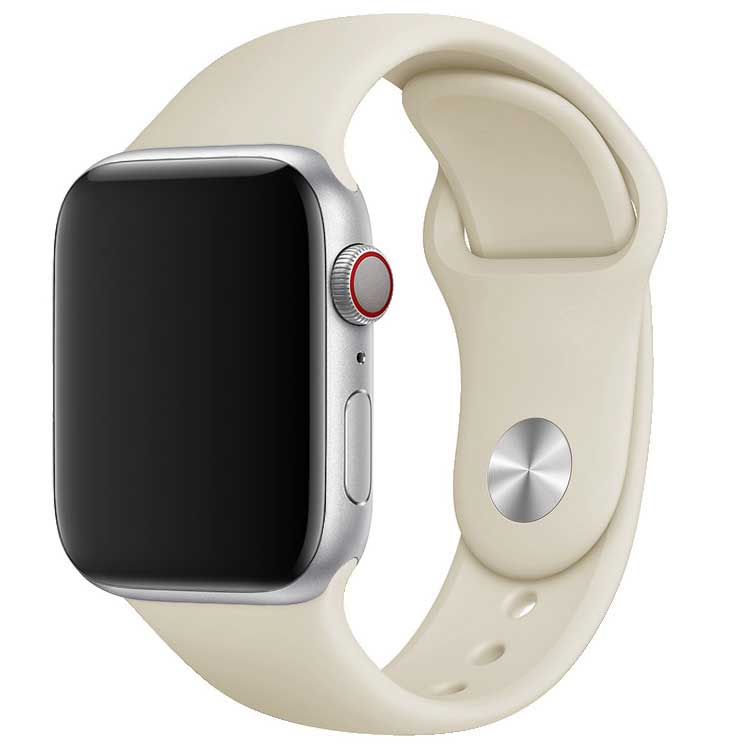 Apple Watch Sportarmband - antik weiß