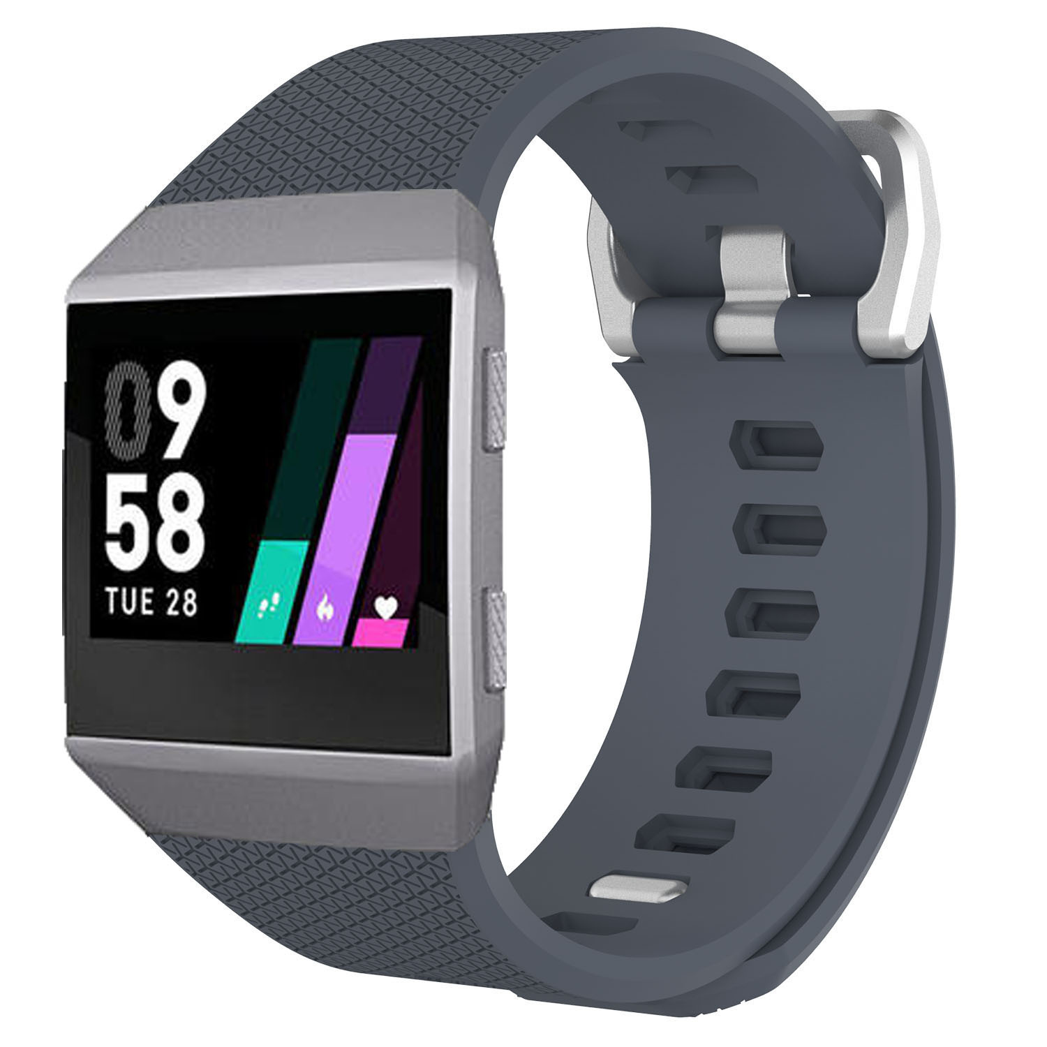 Fitbit Ionic Sportarmband - dunkelgrau