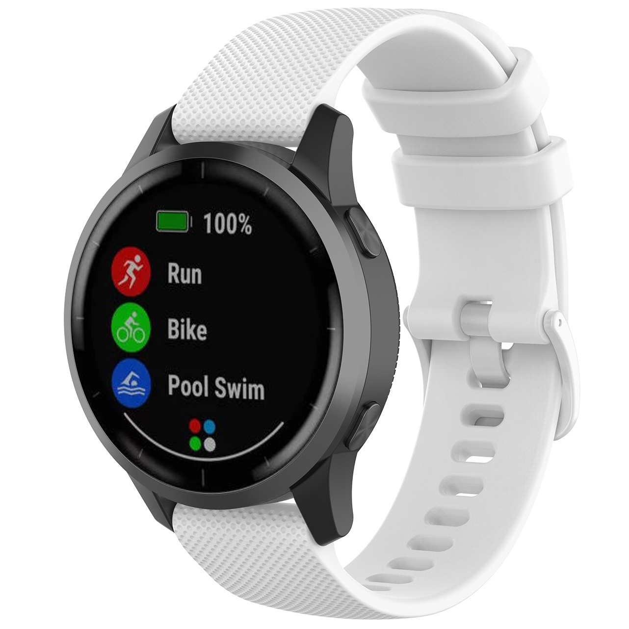 Samsung Galaxy Watch Sportschnallenband - weiß