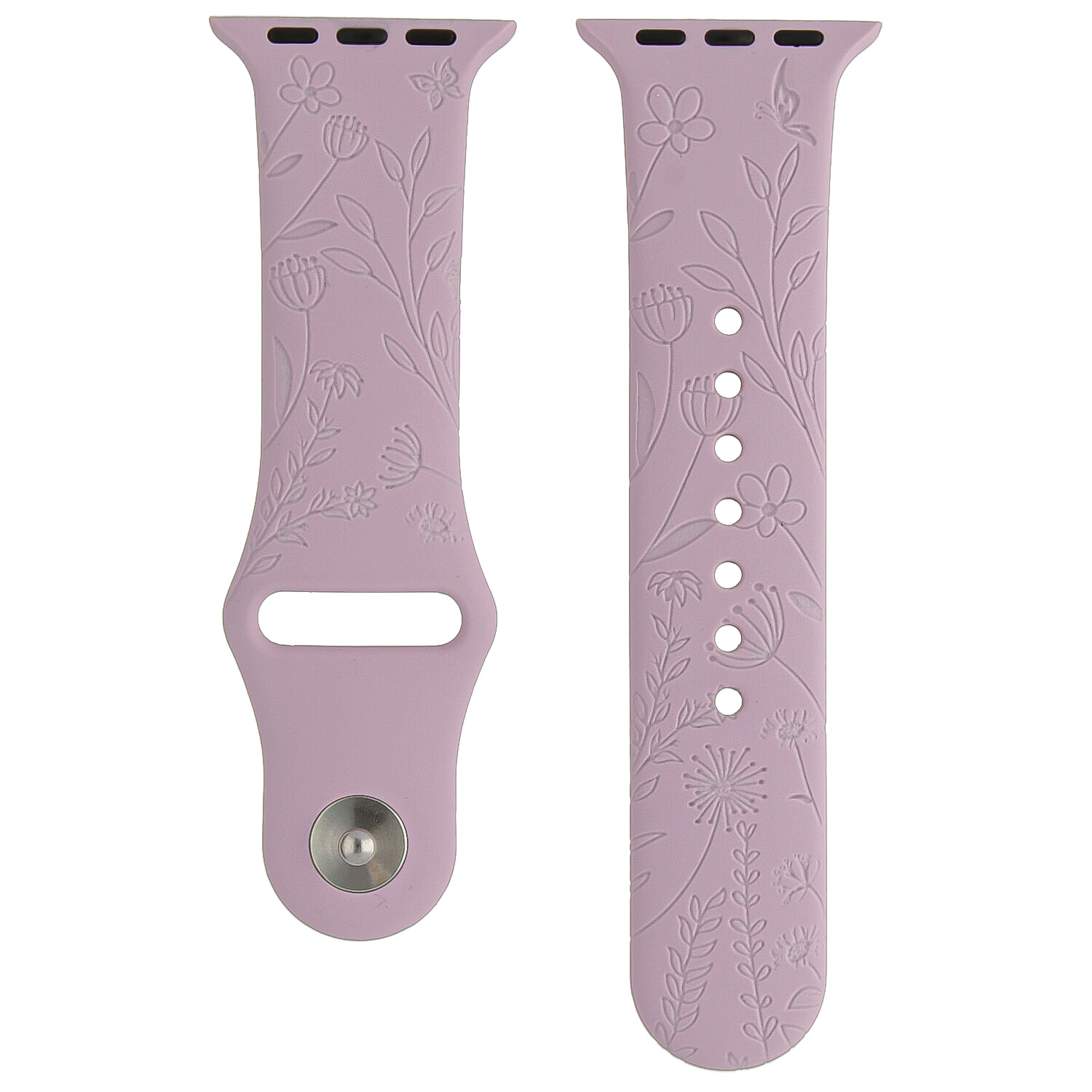Apple Watch druck Sportarmband - Blumen lila