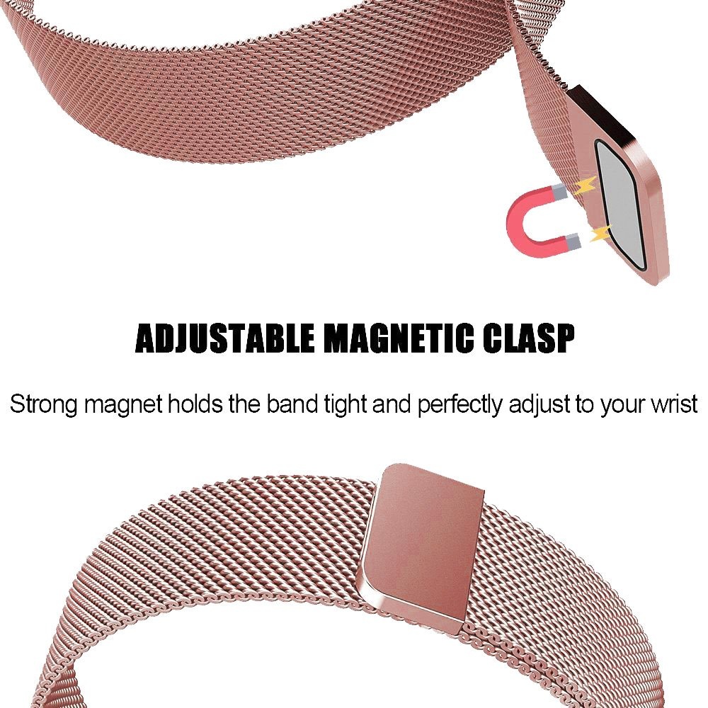 Fitbit Versa Milanaise Armband - rosa rot