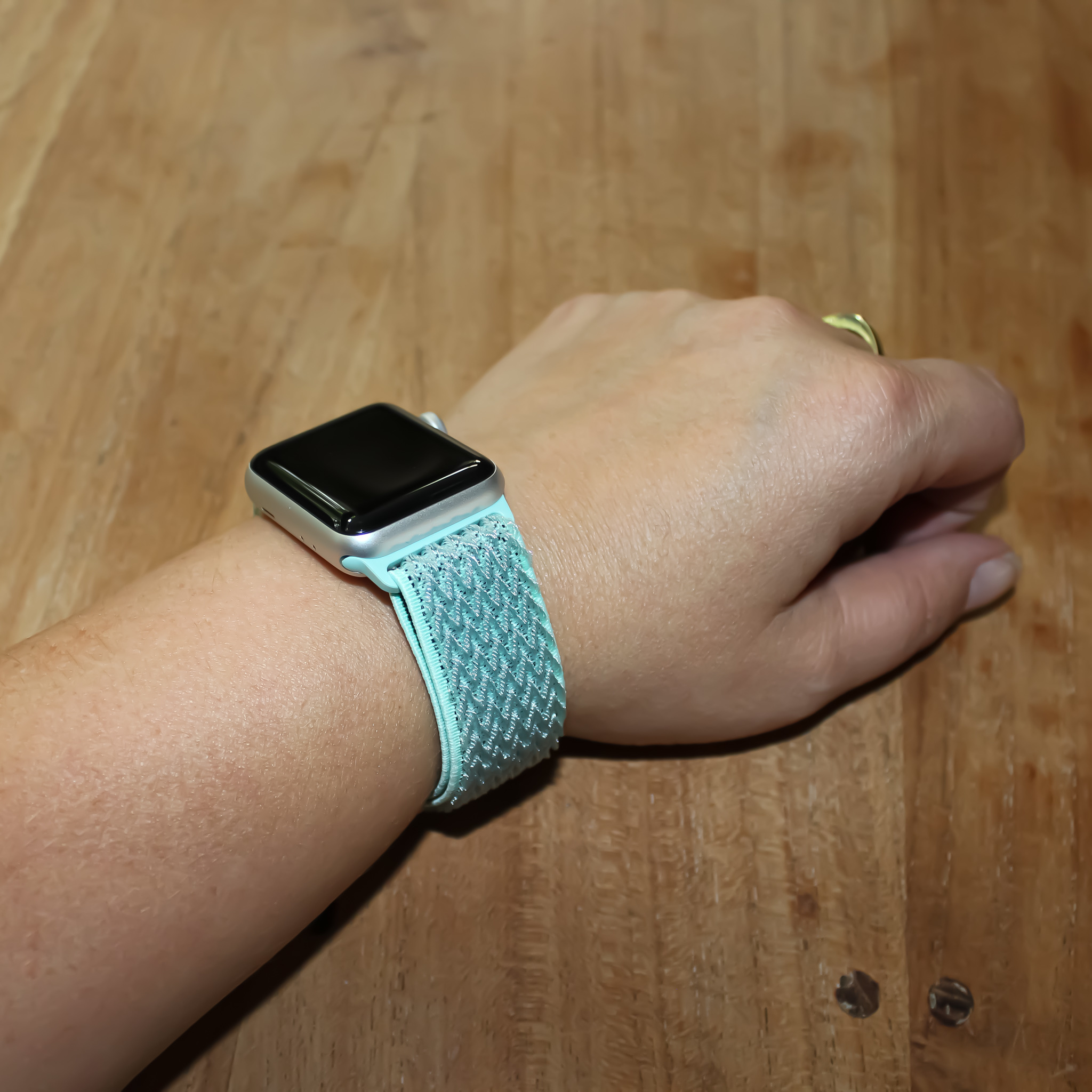 Apple Watch Nylon Solo Loop - aquamarin