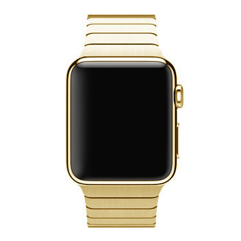 Apple Watch Stahlgliederarmband - gold