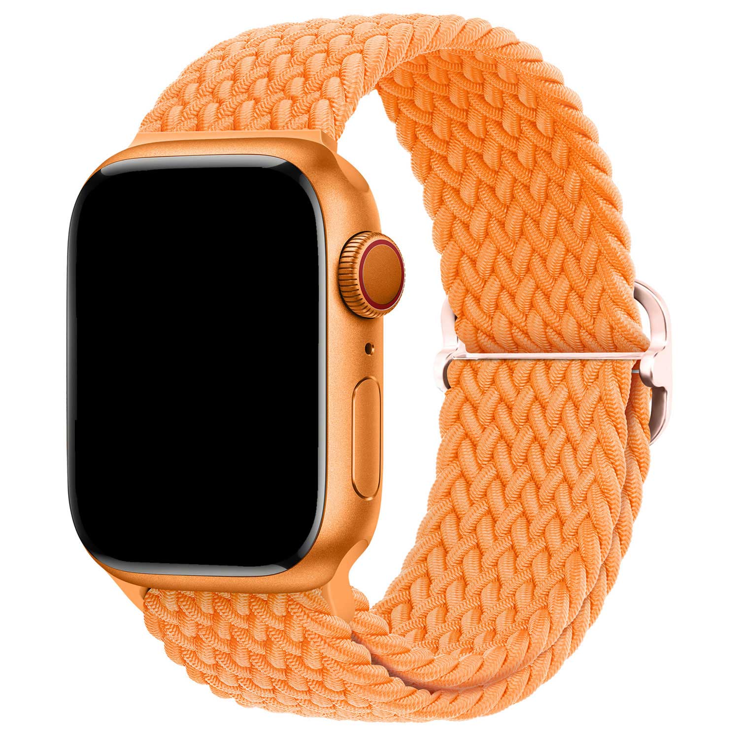 Apple Watch Geflochtenes Schnalle Weavy Armband - orange
