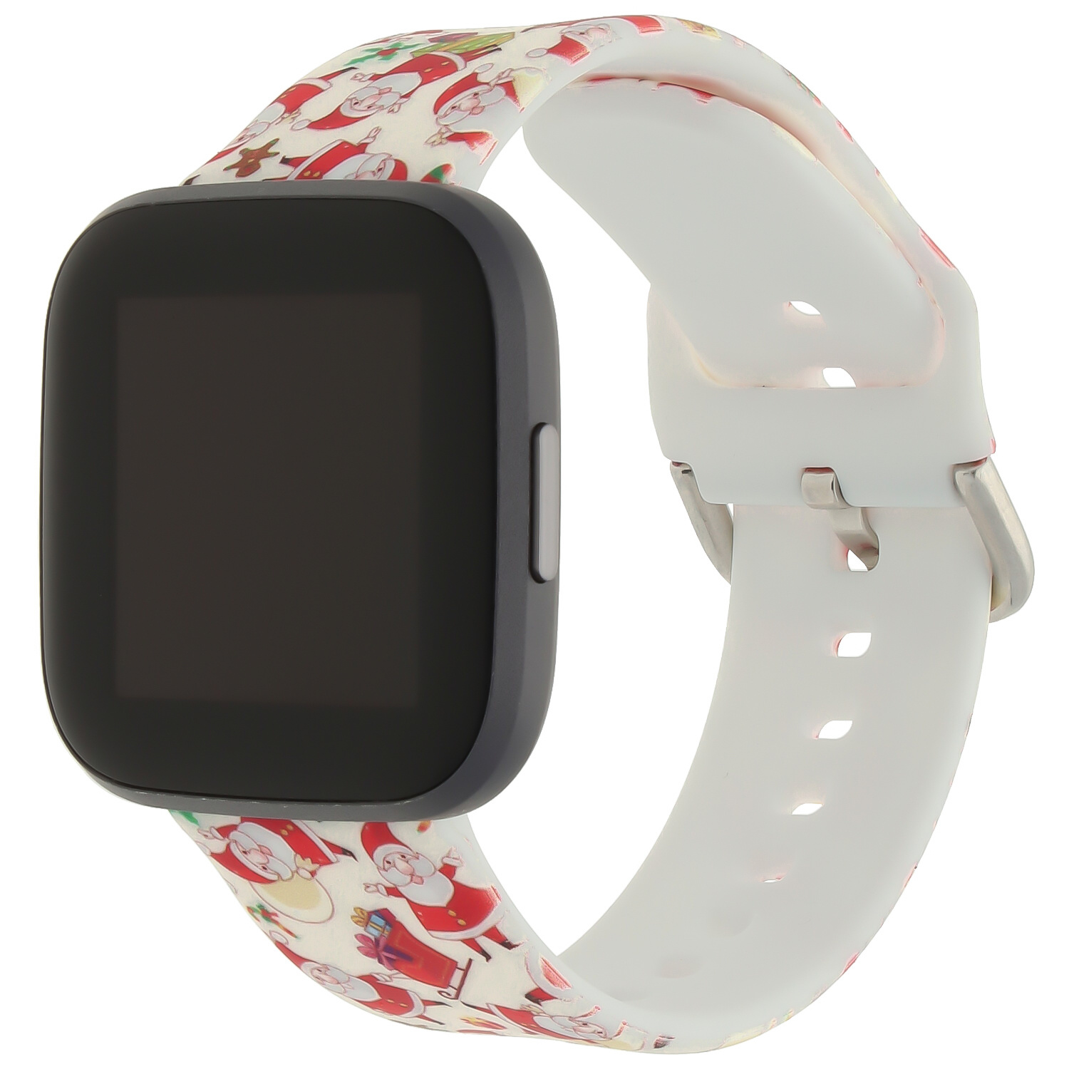 Fitbit Versa druck Sportarmband - Weihnachten Santa rot