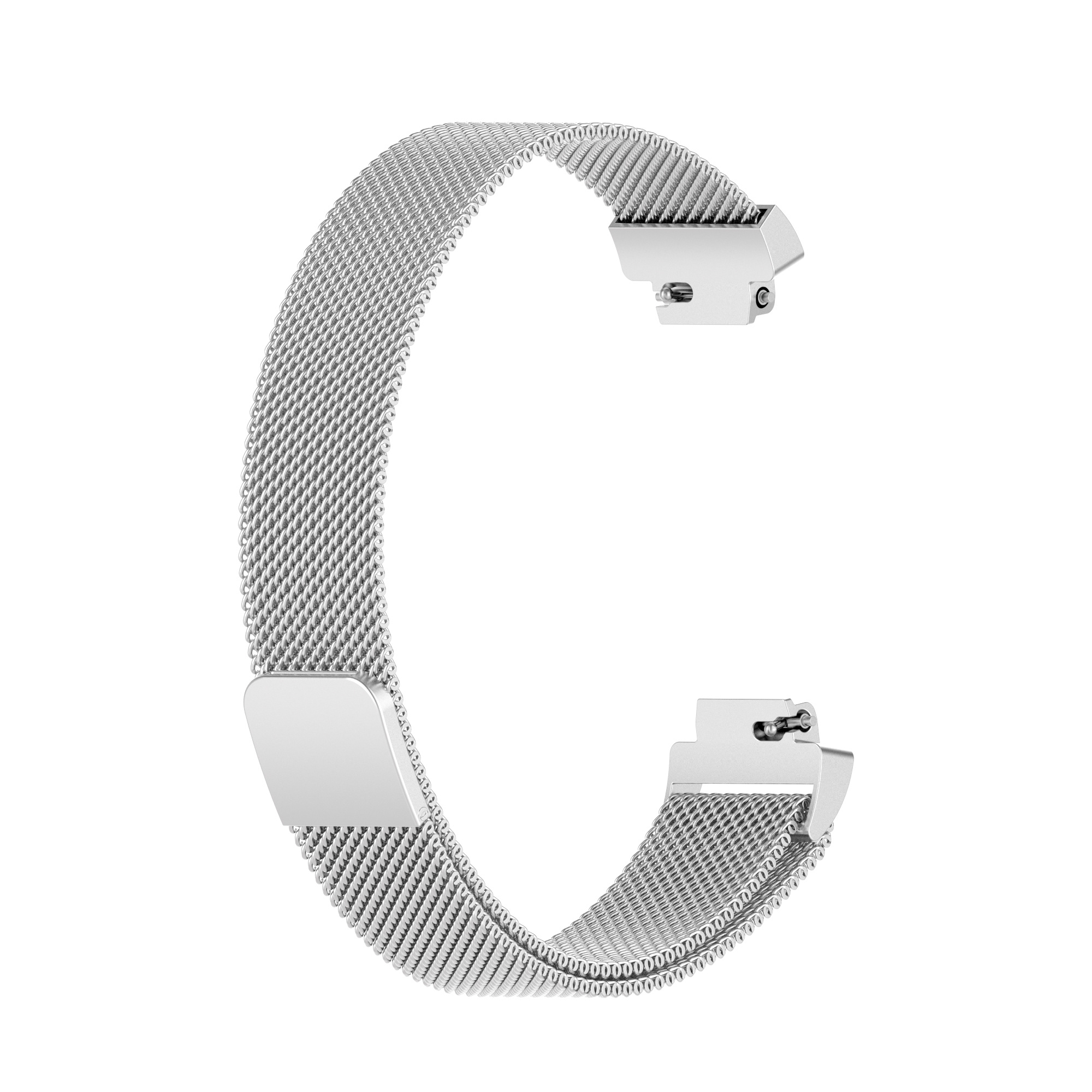 Fitbit Inspire 2 Milanaise Armband - silber