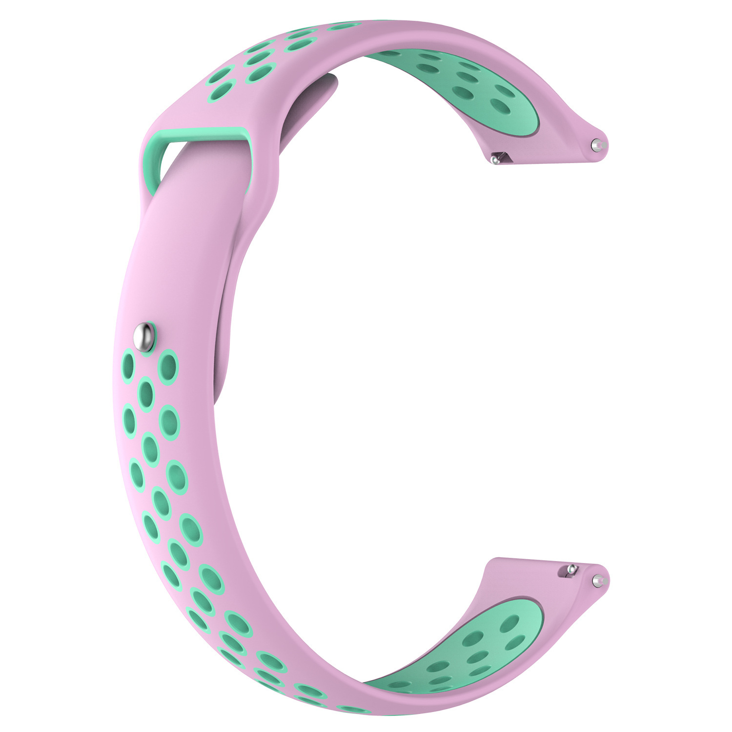 Samsung Galaxy Watch Doppel Sportarmband - pink teal